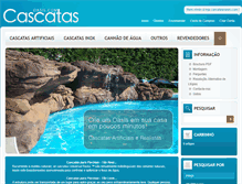 Tablet Screenshot of cascatasoasis.com